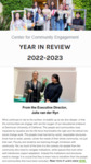 2022-2023 Year in Review by Center for Community Engagement