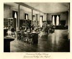 1919-1930 The Library in the South Wing of the Convent by Dominican University of California