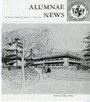 1961 Architect's Original Artwork of the future Archbishop Aleman Library by Dominican University of California