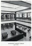 1963 Interior East Wing of the Archbishop Alemany Library by Dominican University of California