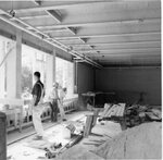 1962 Library Construction from Interior by Dominican University of California