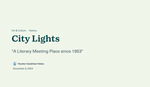 City Lights: "A Literary Meeting Place since 1953" by Hunter Candrian-Velez