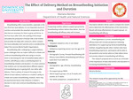 The Effect of Delivery Method on Breastfeeding Initiation and Duration by Mariana Carina Benitez