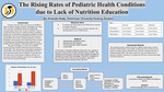 The Rising Rates of Pediatric Health Conditions due to Lack of Nutrition Education by Amanda Healy