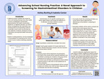 Advancing School Nursing Practice: A Novel Approach to Screening for Gastrointestinal Disorders in Children by Ashley Bunting and Isabella Cavlan