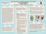 Psychosocial Factors Affecting Quality of Life in Kidney Transplant Recipients by Lawrence Panlilio