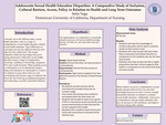 Adolescents Sexual Health Education Disparities: A Comparative Study of Inclusion, Cultural Barriers, Access, Policy in Relation to Health and Long Term Outcomes​ by Sofia Vega