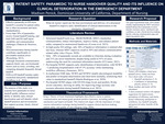 Patient Safety: Paramedic to Nurse Patient Handover Quality and its Influence on Clinical Deterioration in the Emergency Department