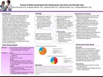Factors & Risks Associated with Adolescents Late Entry into Prenatal Care by Shannon Almonia, Kimberly Damian, Giuliana Enea, Solveig Karlsen, and Jessica Markham
